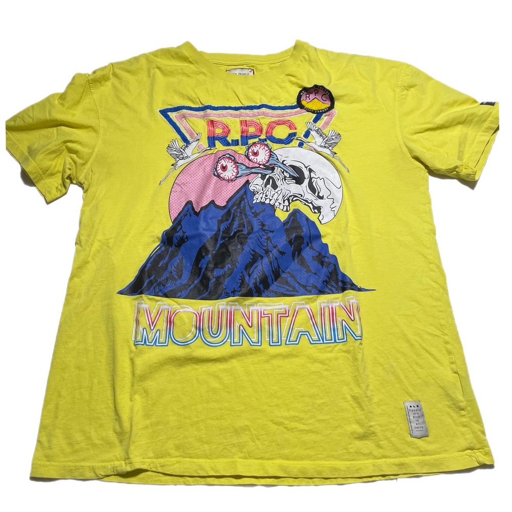 Mountain Bird Y2K style skull graphic shirt size 2XL
